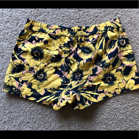 J Crew Tropical Floral Linen Shorts - Picture 3 of 4